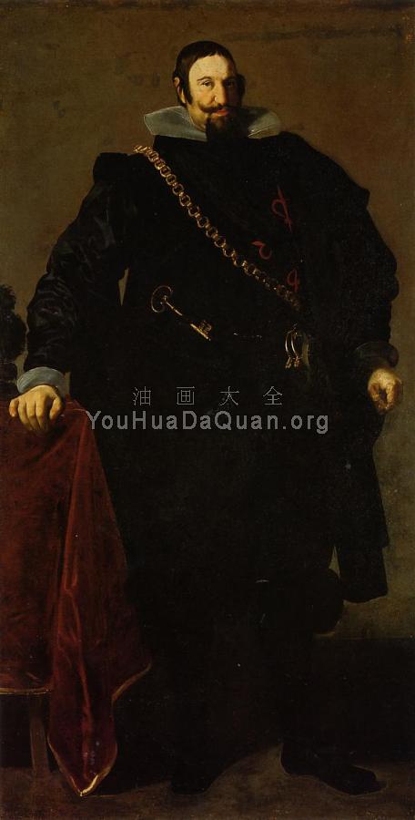 Don Gaspde Guzman, Count of Oliveres and Duke of San Lucla Mayor - 迭戈·罗德里格斯·德·席尔瓦·委拉斯贵支